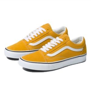 Vans OLD SKOOL Mens Womens Yellow Sneakers